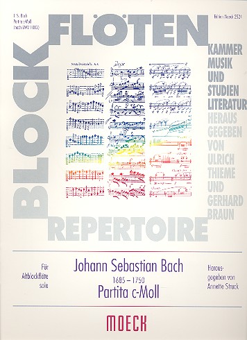 Partita c-Moll&nbsp;&nbsp;für Altblockflöte solo&nbsp;&nbsp;