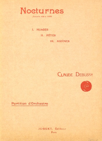 Nocturnes Nouvelle édition 1930  Partition d'Orchestre (miniature)  