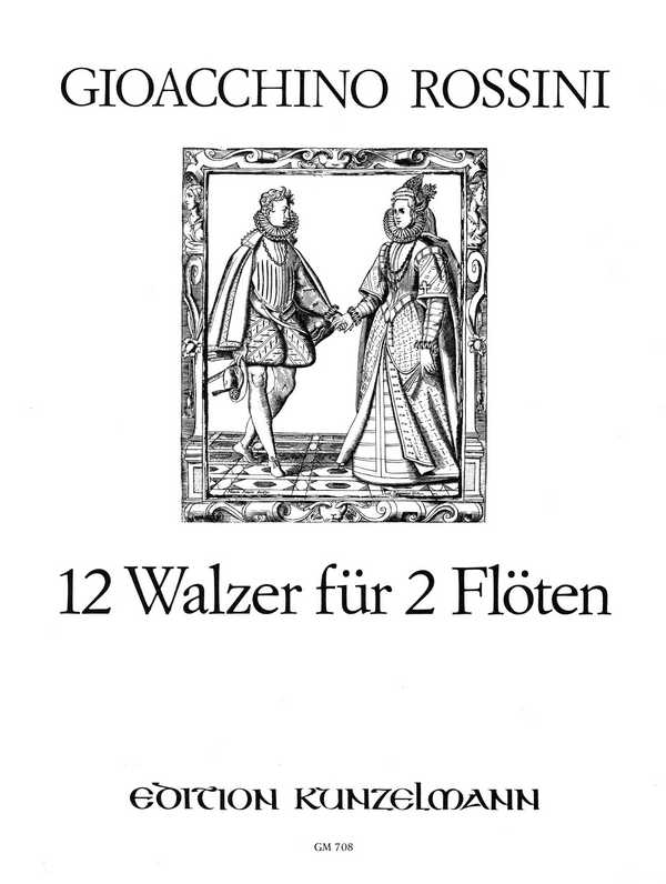 12 Walzer  für 2 Flöten  Spielpartitur