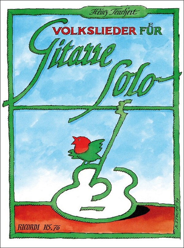 Volkslieder&nbsp;&nbsp;für Gitarre&nbsp;&nbsp;