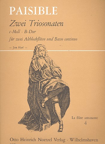 2 Triosonaten c-Moll und B-Dur  für 2 Altblockflöten und Bc  