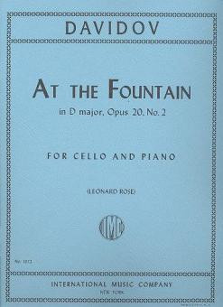 At the Fountain op.20,2&nbsp;&nbsp;for violoncello and piano&nbsp;&nbsp;