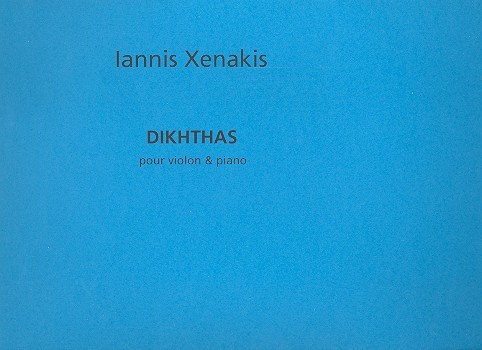 Dikhthas (1979)  pour violon et piano  