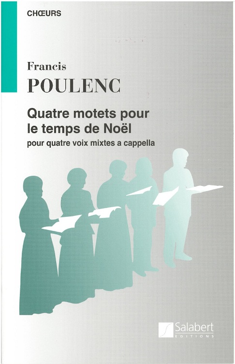 4 motets pour le temps de Noel  pour choeur mixte a cappella (SATB)  partition (la)