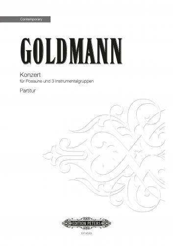 Konzert&nbsp;&nbsp;für Posaune und 3 Instrumentalgruppen&nbsp;&nbsp;Partitur und Stimme