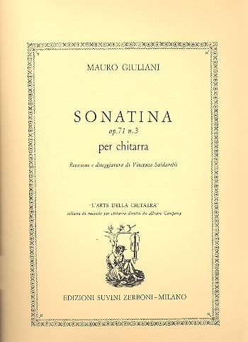Sonatina op.71,3&nbsp;&nbsp;per chitarra&nbsp;&nbsp;