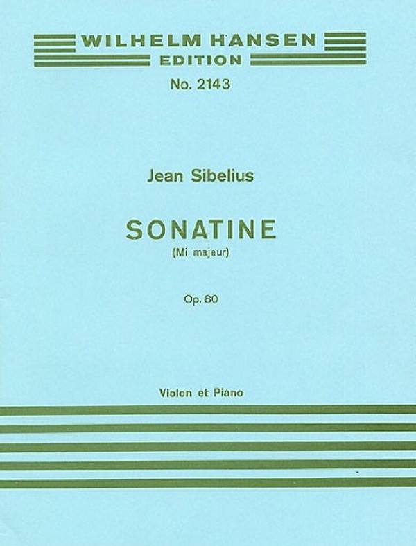 Sonatine op.80 für&nbsp;&nbsp;Violine und Klavier&nbsp;&nbsp;