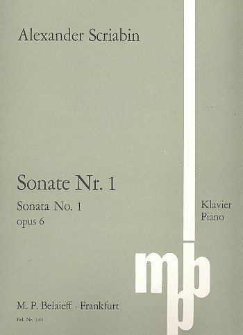 Sonate f-Moll Nr.1 op.6  für Klavier  