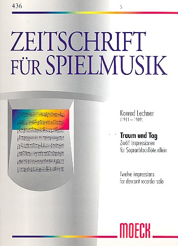 Traum und Tag   für Sopranblockflöte  