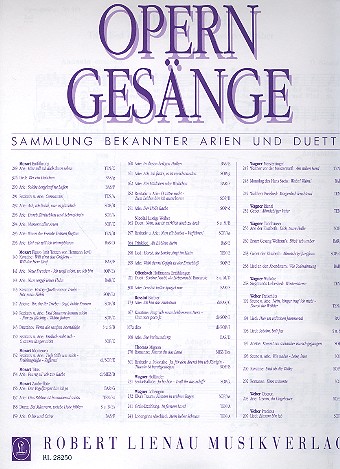 Als Büblein klein Trinklied (aus 'Die lustigen Weiber von Windsor')  für Bass und Klavier (dt)  