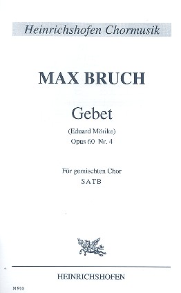 Herr schicke was du willst op.60,4  für gem Chor a cappella  Partitur