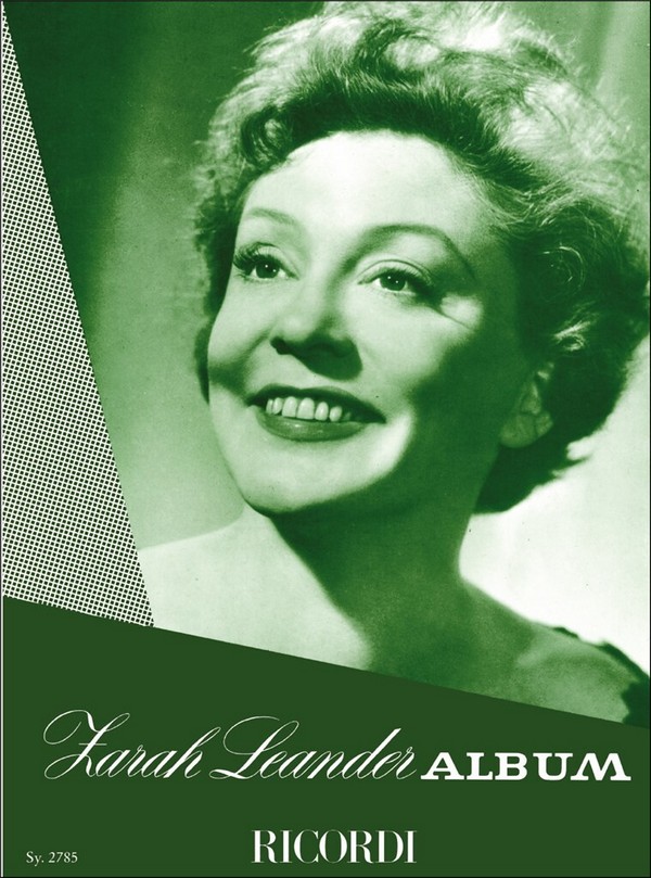 Zarah Leander Album&nbsp;&nbsp;für Gesang und Klavier&nbsp;&nbsp;