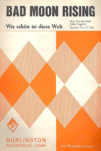 Bad Moon Rising: Einzelausgabe  (dt/en)  