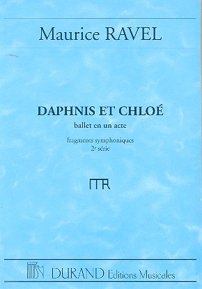 Daphnis et Chloé suite no.2&nbsp;&nbsp;pour orchestre&nbsp;&nbsp;partition miniature