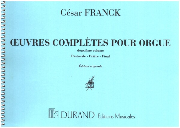 Pieces nos.4-6  pour orgue  Urtext