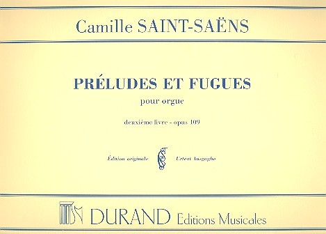 6 Preludes et Fugues op.109 (No.3-6)Vol.2  pour orgue  
