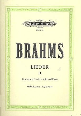 Lieder Band 2&nbsp;&nbsp;für Gesang (hoch) und Klavier (dt/en)&nbsp;&nbsp;