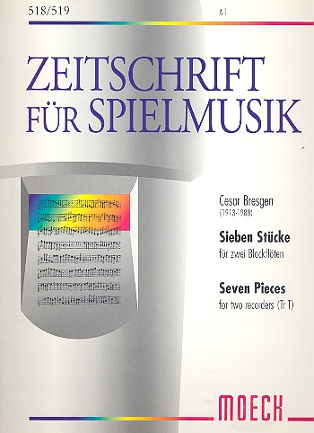 7 Stücke  für 2 Blockflöten  