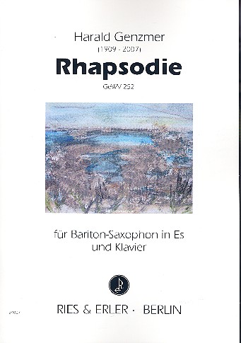 Rhapsodie für Bariton-Saxophon  in es und Klavier  
