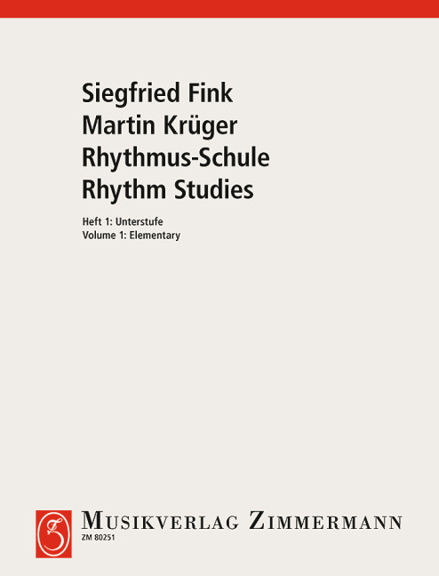 Rhythmus-Schule Band 1  Unterstufe  