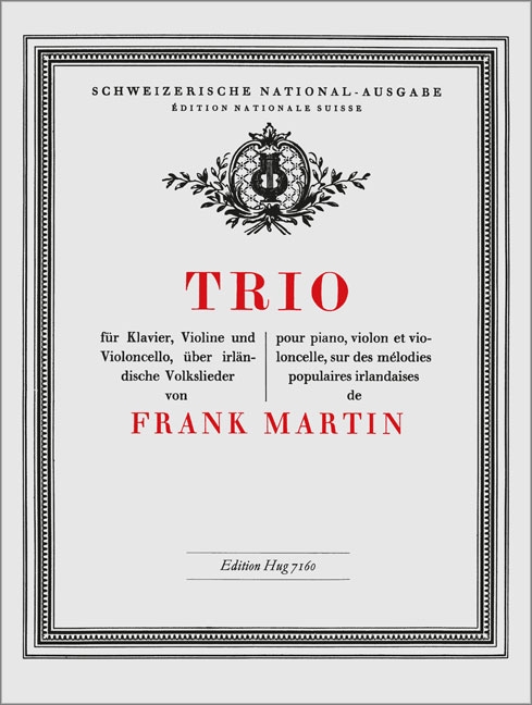 Trio über irländische Volkslieder  für Klaviertrio  