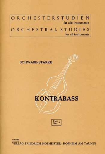 Orchesterstudien Band 5 - Wagner&nbsp;&nbsp;für Kontrabass&nbsp;&nbsp;