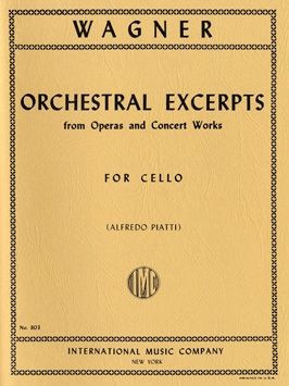 Orchestral Excerpts&nbsp;&nbsp;for cello&nbsp;&nbsp;PIATTI, ALFREDO, ED