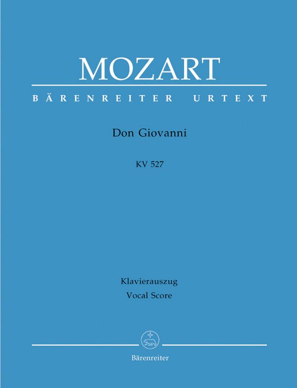 Don Giovanni KV527&nbsp;&nbsp;&nbsp;&nbsp;Klavierauszug (it/dt),  broschiert