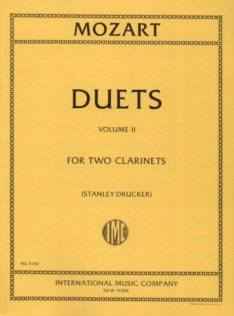 6 Duets vol.2  for 2 clarinets  parts