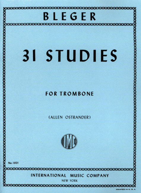 31 Studies  for trombone  