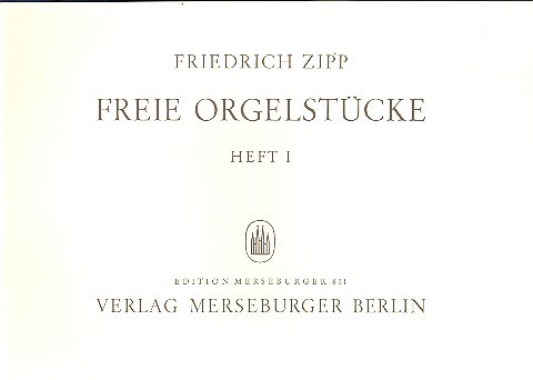 Freie Orgelstücke Band 1&nbsp;&nbsp;&nbsp;&nbsp;