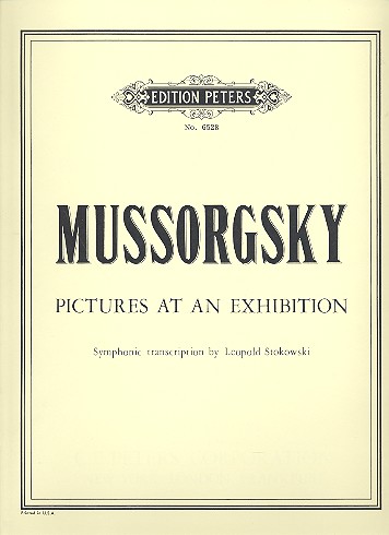 Pictures at an Exhibition&nbsp;&nbsp;Transkription für Orchester&nbsp;&nbsp;Partitur