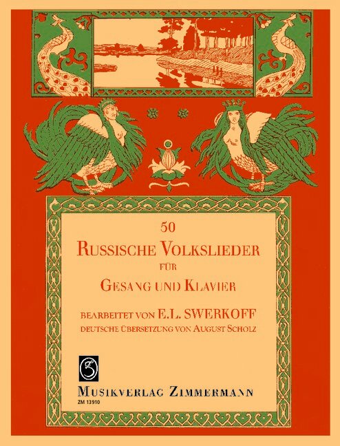 50 russische Volkslieder  für Gesang und Klavier (dt/ru)  