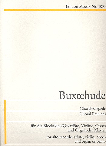 Choralvorspiele  für Altblockflöte und Klavier  