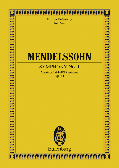 Sinfonie c-Moll Nr.1 op.11&nbsp;&nbsp;für Orchester&nbsp;&nbsp;Studienpartitur
