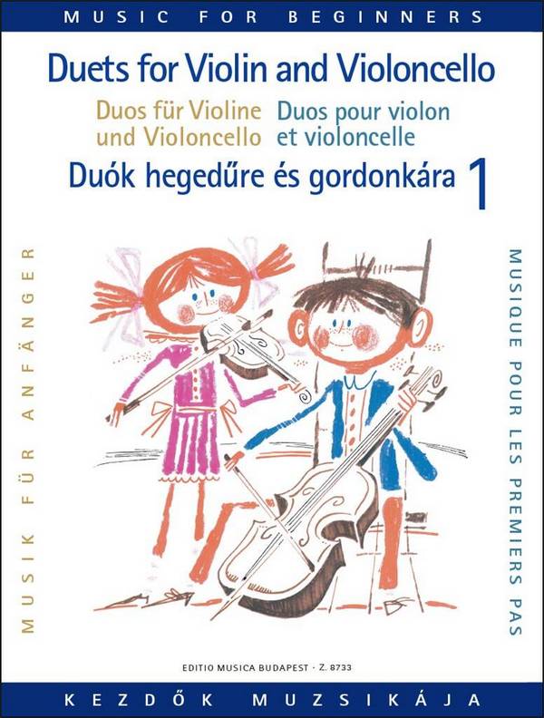 Duos für Anfänger&nbsp;&nbsp;für Violine und Violoncello&nbsp;&nbsp;Spielpartitur