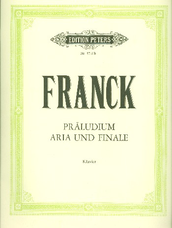Präludium, Aria und Finale  für Klavier  