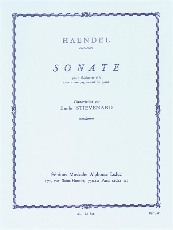 Sonate&nbsp;&nbsp;pour clarinette et piano&nbsp;&nbsp;