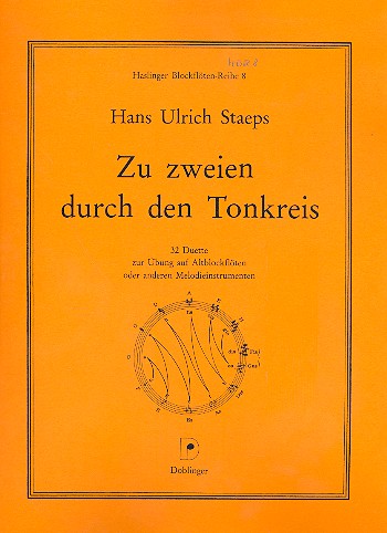 Zu zweien durch den Tonkreis&nbsp;&nbsp;32 Duette für Altblockflöten&nbsp;&nbsp;Partitur