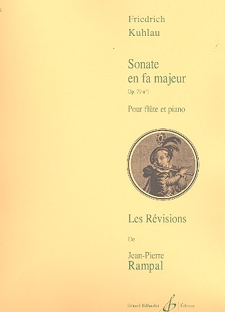 Sonate fa majeur op.79,1&nbsp;&nbsp;pour flûte et piano&nbsp;&nbsp;