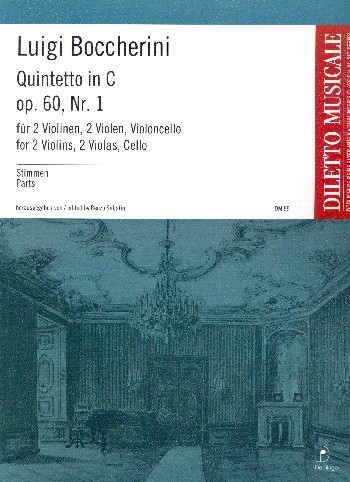 Quintett C-Dur op.60,1 für 2 Violinen,&nbsp;&nbsp;2 Violen und Violoncello&nbsp;&nbsp;Stimmen