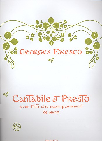 Cantabile et Presto  pour flûte et piano  