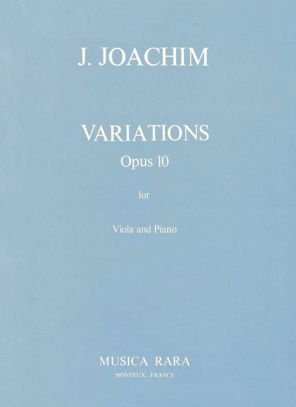 Variations op.10  for viola and piano  