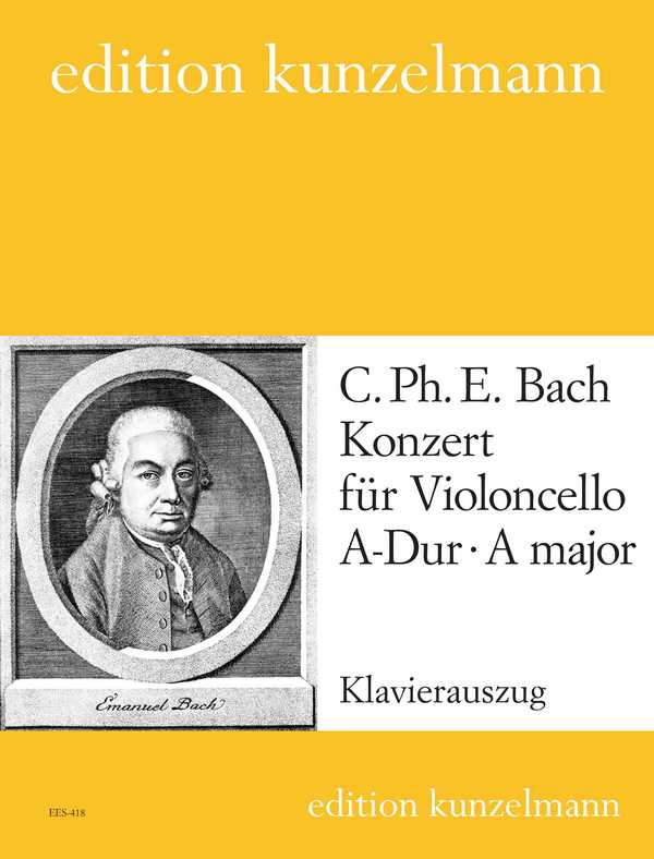 Konzert A-Dur  für Violoncello und Streichorchester  für Violoncello und Klavier