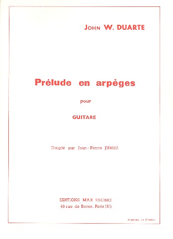 Préludes en arpèges&nbsp;&nbsp;pour guitare&nbsp;&nbsp;