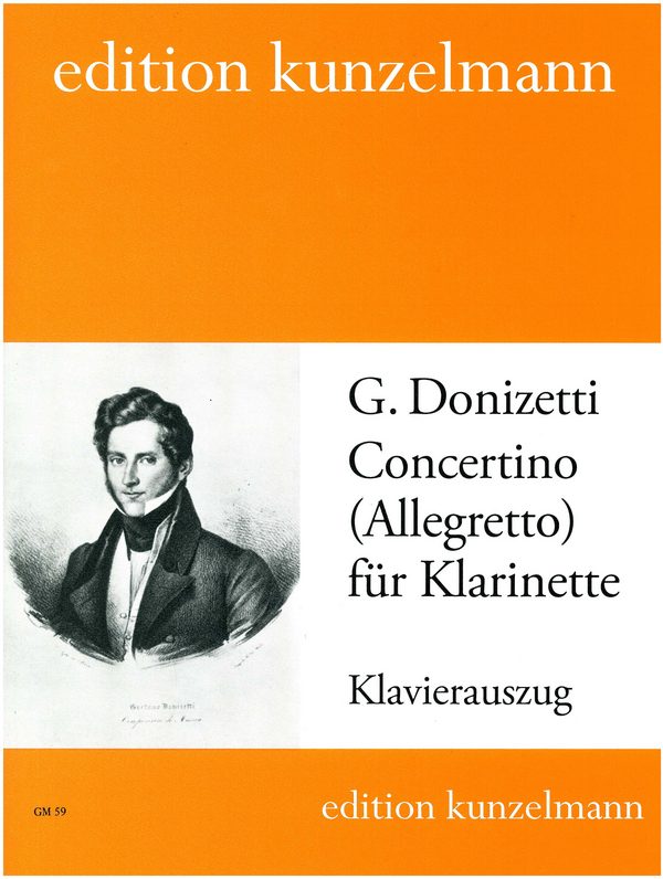 Concertino (Allegretto) B-Dur&nbsp;&nbsp;für Klarinette und Orchester&nbsp;&nbsp;für Klarinette und Klavier