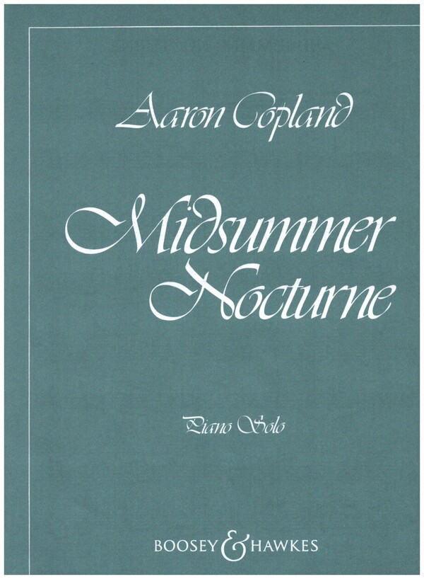 MIDSUMMER NOCTURNE&nbsp;&nbsp;FOR PIANO&nbsp;&nbsp;