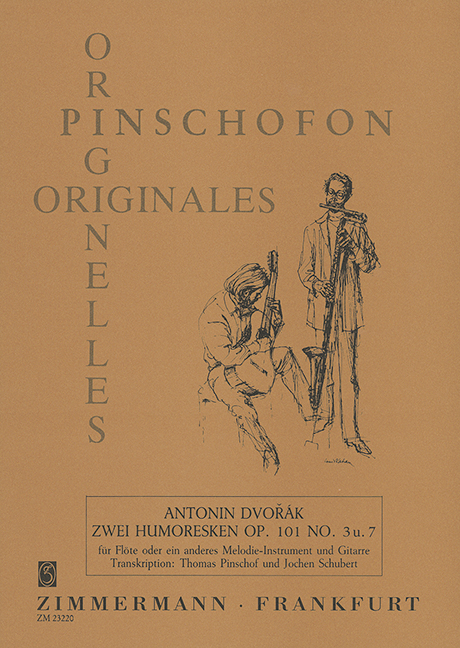 2 Humoresken op.101,3 und op.101,7  für Flöte und Gitarre  