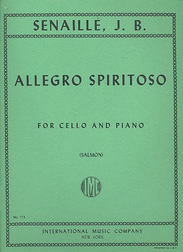 Allegro spiritoso  for cello and piano  
