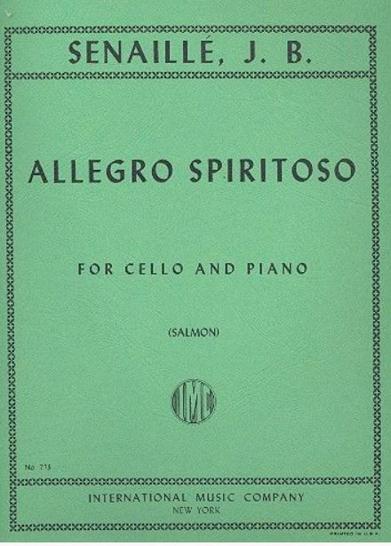 Allegro spiritoso  for cello and piano  